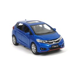 Метална кола Honda, С отварящи се врати, 1:32, Синя, Без опаковка