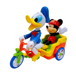 Музикална играчка Мики Mаус, С мотоциклет и пате
