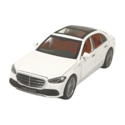 Метален автомобил Mercedes Benz S Class, С пушек, Бял, 1:22, Без опаковка