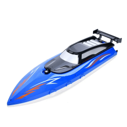 Скоростна лодка, С дистанционно управление, Презареждащи батерии, 8+, Синя