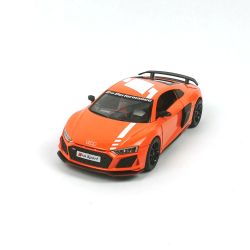 Метална кола Audi R8, С отварящи се врати, 1:24, Оранжева, Без опаковка
