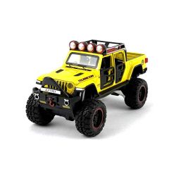 Метален джип, Jeep Rubicon Off-Road, 1:32, Жълт, Без опаковка