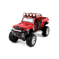 Метален джип, Jeep Rubicon Off-Road, 1:32, Червен, Без опаковка