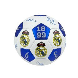 Футболна топка, Real Madrid CF, Еко кожа, С подписи на футболисти