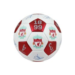 Футболна топка, Liverpool FC, Еко кожа, С подписи на футболисти