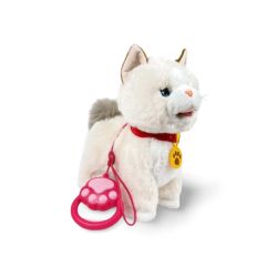 Интерактивно коте, С дистанционно, Плюшено, Ходи и мяука