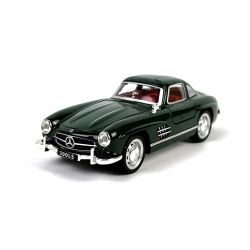 Метална кола Mercedes SL, Светлини, Звук, Зелен, 1:32, Без опаковка