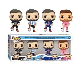 Комплект фигурки Funko Pop!, Lionel Messi, 4 броя