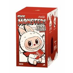 Плюшена играчка Labubu COCA-COLA, Ключодържател изненада, 17см