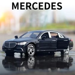 Метална кола Mercedes-Benz S-Class, Черен, 1:32, Без опаковка