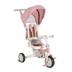 Триколка Compacto 4в1 розов