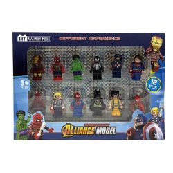 Комплект мини фигурки супергерои Avengers - 12 броя