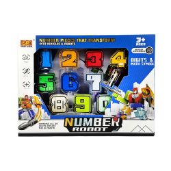Комплект трансформиращ се робот от цифри Number Robot