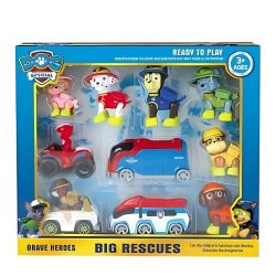 Комплект фигурки Пес Патрул с коли – Brave Heroes Rescue Team