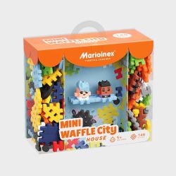 Мини вафлен конструктор Marioinex &quot;Къща в града&quot;, 148 части