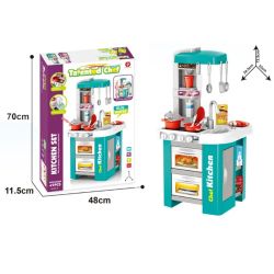 Детска кухня с течаща вода и аксесоари – 70 см