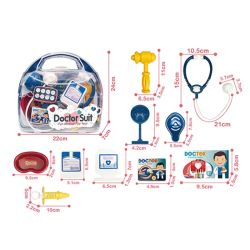 Детски лекарски комплект в куфарче Doctor Suit – 3 в 1 аксесоари