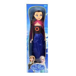 Голяма кукла Анна, С рокля, Музикална, 70 см