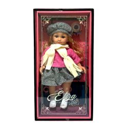 Детска кукла Eliza с шапка и шал – 35 см