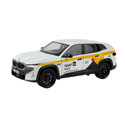 Метална кола BMW XM Taxi 1:24, Бяла, Без опаковка