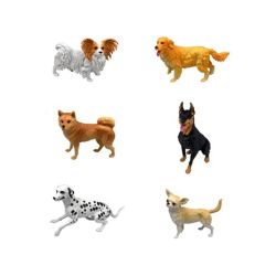 Комплект фигурки кучета FAUNA – 6 броя