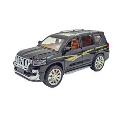 Метален джип Toyota Land Cruiser, 1:24, Черен, Без опаковка