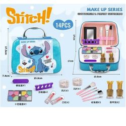 Детски комплект за грим Stitch в куфарче, 14 части