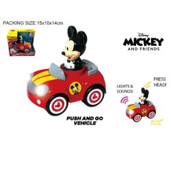 Детска кола Mickey Mouse със светлини и звук