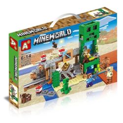 Детски конструктор Minecraft – Приключенска база, 643 части