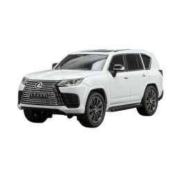 Метална кола Lexus LX600 1:24, Бял, Светлини и звук, Без индивидуална опаковка