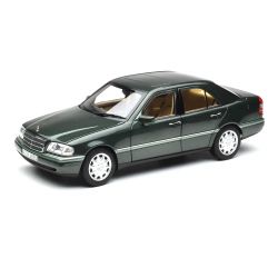 Метална кола Mercedes-Benz C-Class 1993 Norev 1:18, Malachite Green
