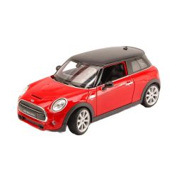 Метална кола Mini Cooper Hatch, 1:24, Welly, червена