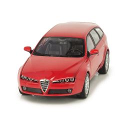 Метална кола Alfa Romeo 159 Sportwagon, 1:24, червена, Welly