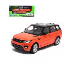 Метална кола Range Rover Sport Welly, 1:24, оранжев