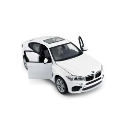Метална кола BMW X6 M Rastar, 1:24, бяла