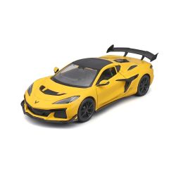 Метална кола Chevrolet Corvette ZR1 2025 Maisto Special Edition, 1:24, жълта