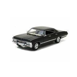 Метална кола Chevrolet Impala Sport Sedan 1967, Черна, 1:24, GreenLight 