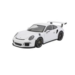 Метална кола Porsche 911 GT3 RS, 1:24, бяла, Welly 