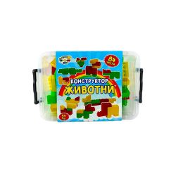 Конструктор Животни с 84 едри части
