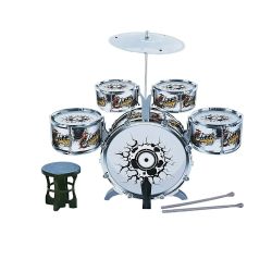 Детски комплект барабани Jazz Drum със столче