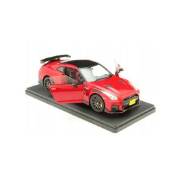 Метална кола Nissan GT-R 1:24 – червен, WHITE BOX