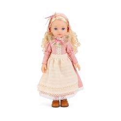 Кукла Little Milly с винтидж рокля и руса коса, 33 см