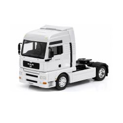 Метален камион влекач MAN TGX XXL, 1:32, бял – Welly