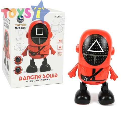 Робот squid game, танцуващ и музикален