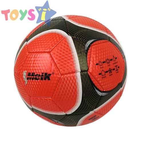 Футболна топка, размер 5, Червена, Meik
