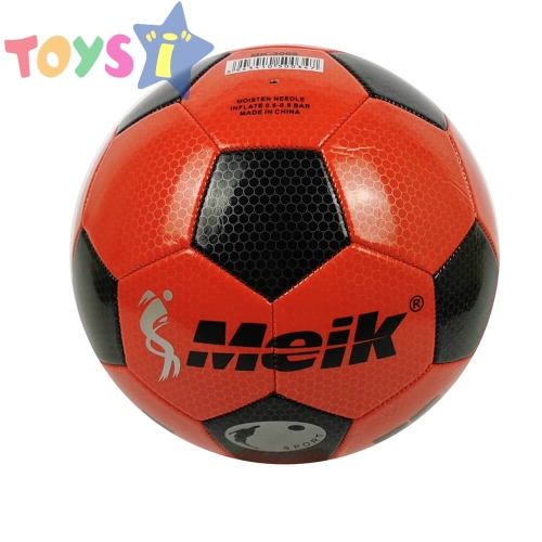 Футболна топка, размер 5, Червена, Meik класик