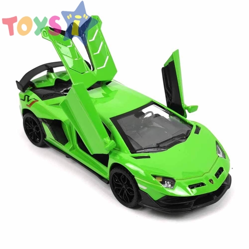 Метален автомобил, Lamborghini, Зелена