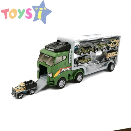 Детски камион, Автовоз, С военни колички