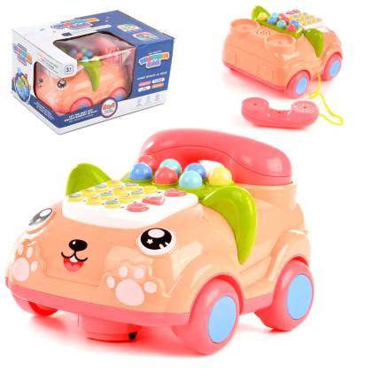 Детски телефон, Автомобил, Розов