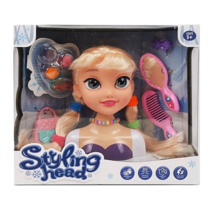 Кукла глава, За прически и грим, С аксесоари